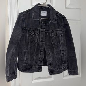 Black jean jacket